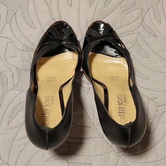 CATHY JEAN Brazilian black heels - Picture 5 of 7